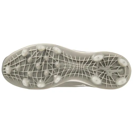 9-Spike Advanced Finch Elite 6 Low Women's TPU Molded Softball Cleat- White/Grey