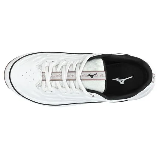 9-Spike Advanced Finch Elite 6 Low Women's TPU Molded Softball Cleat- White/Rose Gold