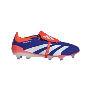 adidas Predator Elite Foldover Tongue Firm Ground Soccer Cleats | Lucid Blue-Cloud White-Solar Red | Men's