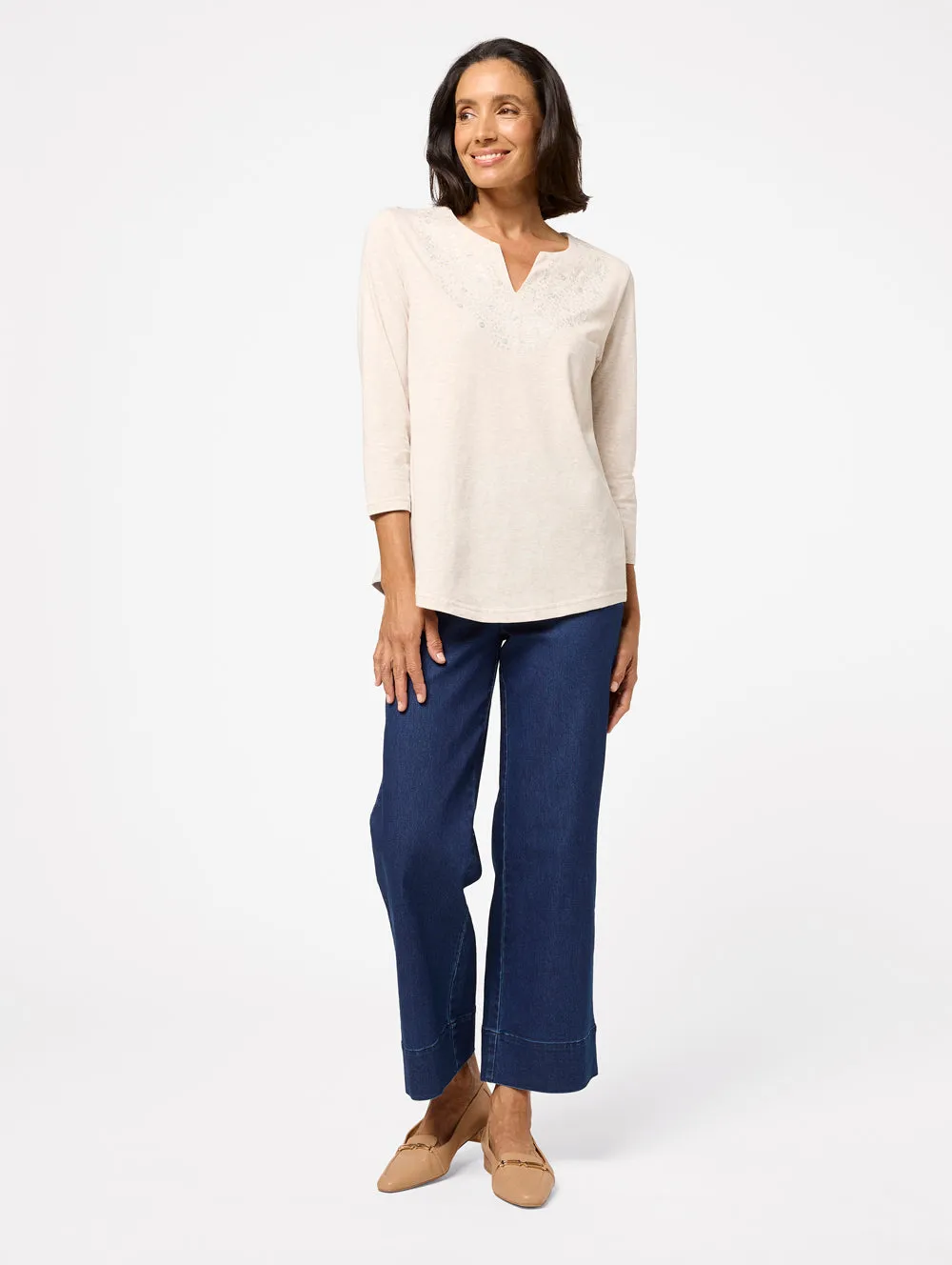 Alana 3/4 Sleeve Top