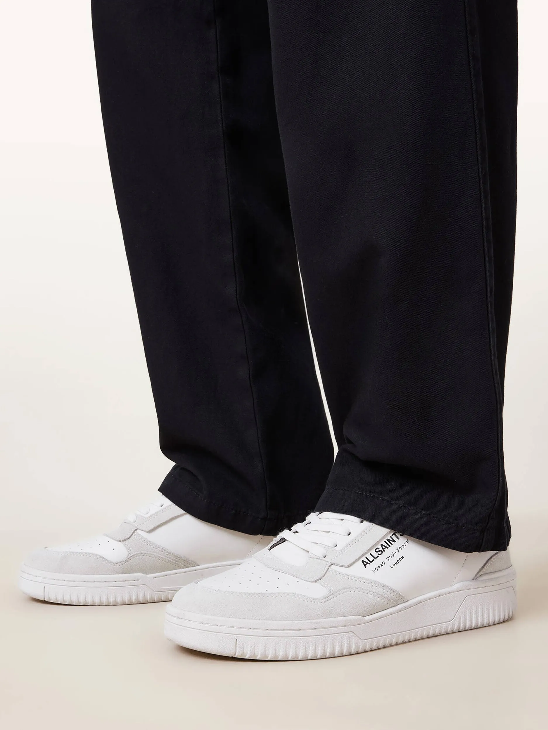 Allsaints Regan Leather Low Top Trainers