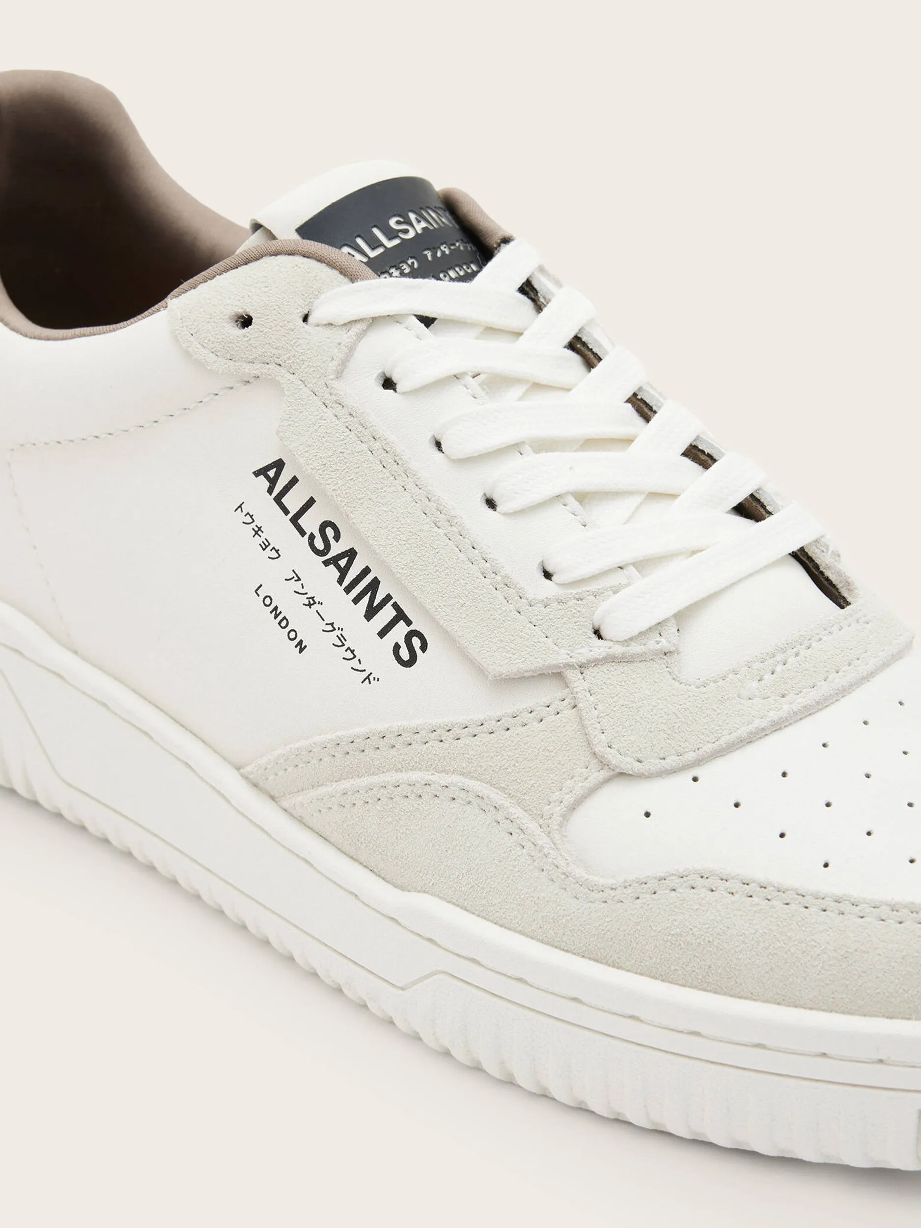 Allsaints Regan Leather Low Top Trainers