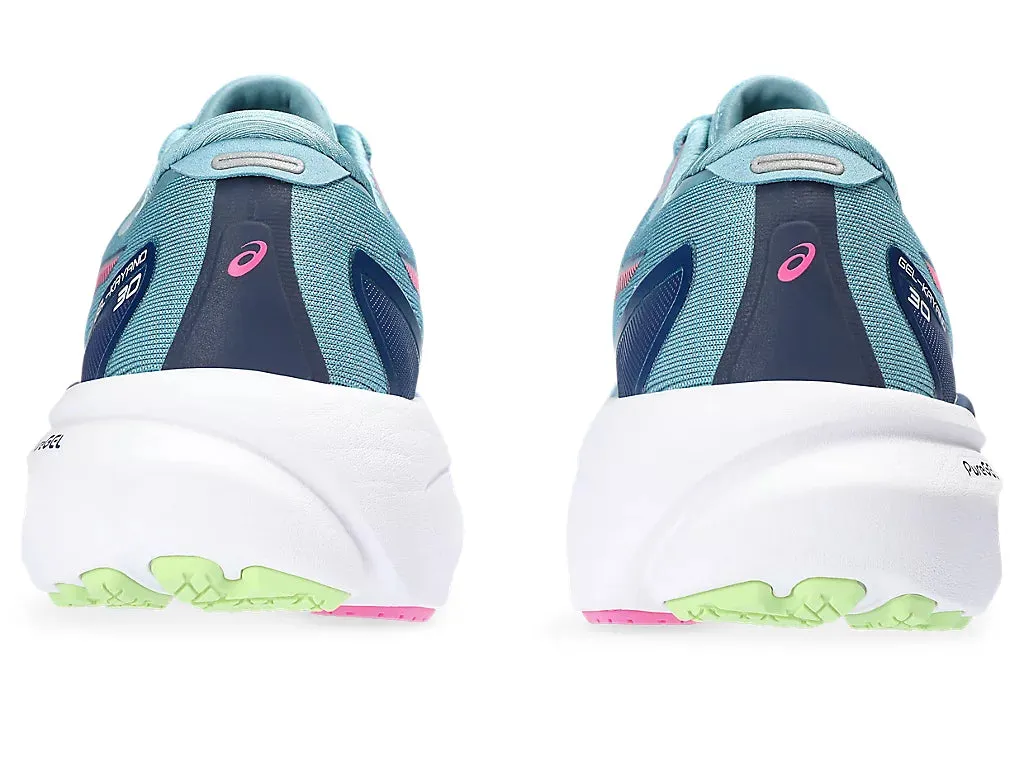 Asics Womens Gel Kayano 30- Gris Blue/Lime Green (1012B357-402)