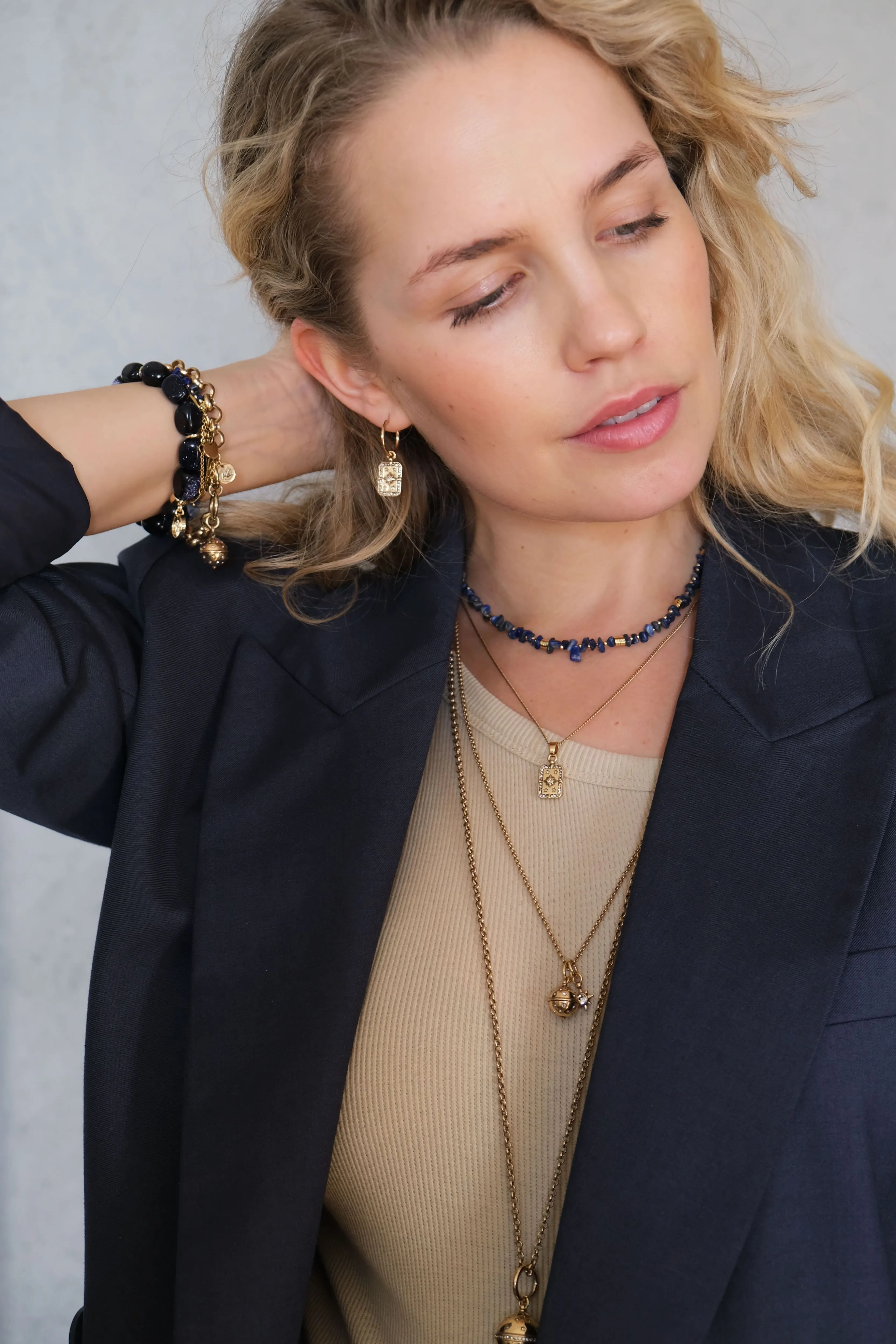 Astro Gold Necklace 65cm