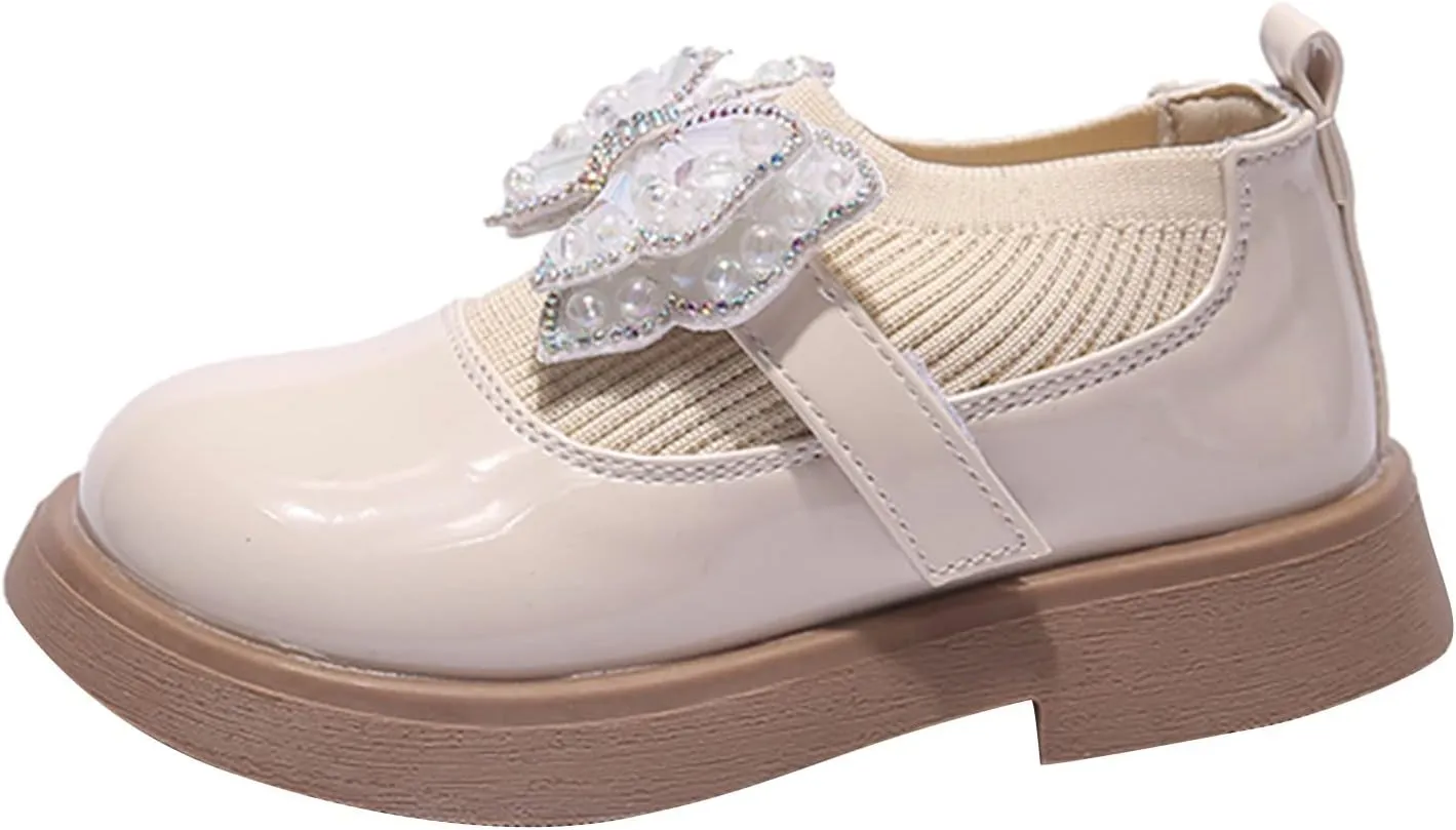 Baby Girls Shoes Girl Shoes Small Leather Shoes Single Shoes Children Dance Shoes Girls Performance Slip on Water Shoe