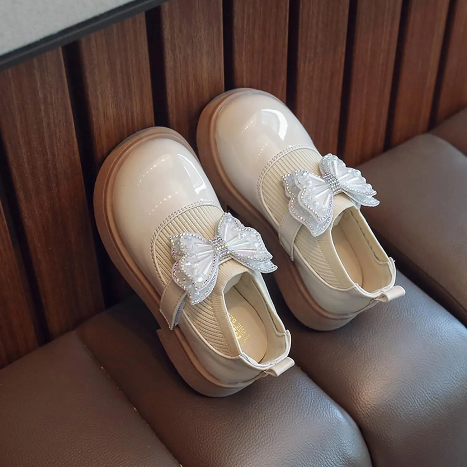 Baby Girls Shoes Girl Shoes Small Leather Shoes Single Shoes Children Dance Shoes Girls Performance Slip on Water Shoe