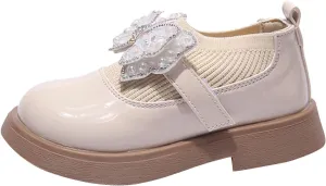 Baby Girls Shoes Girl Shoes Small Leather Shoes Single Shoes Children Dance Shoes Girls Performance Slip on Water Shoe
