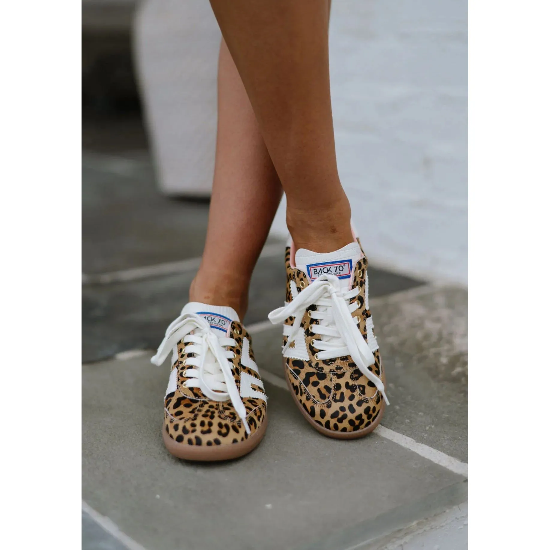 Back 70 Cloud Sneakers - Leopard Camel