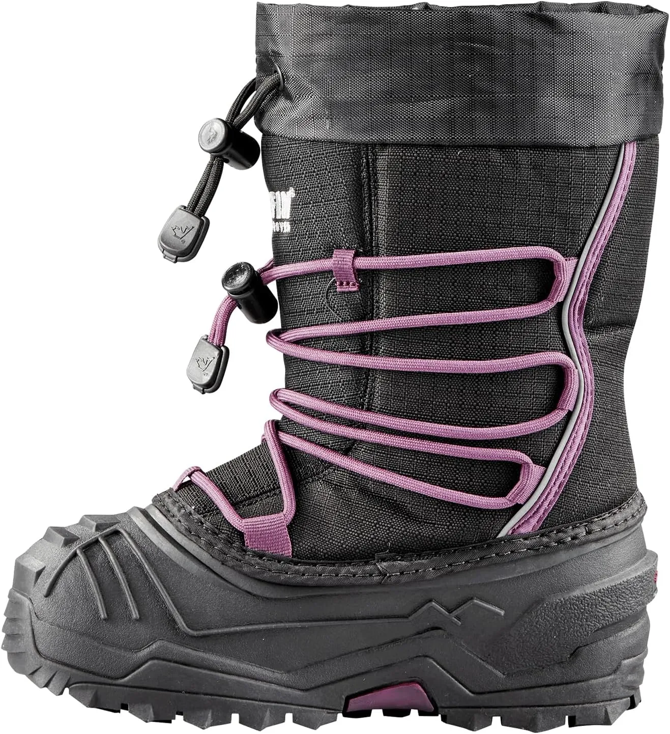 Baffin Kids' Junior YOUNG SNOGOOSE Insulated Waterproof Flexible Comfort-Fit Multi-Layer Tall Snow Boots w/Polar Rubber Base