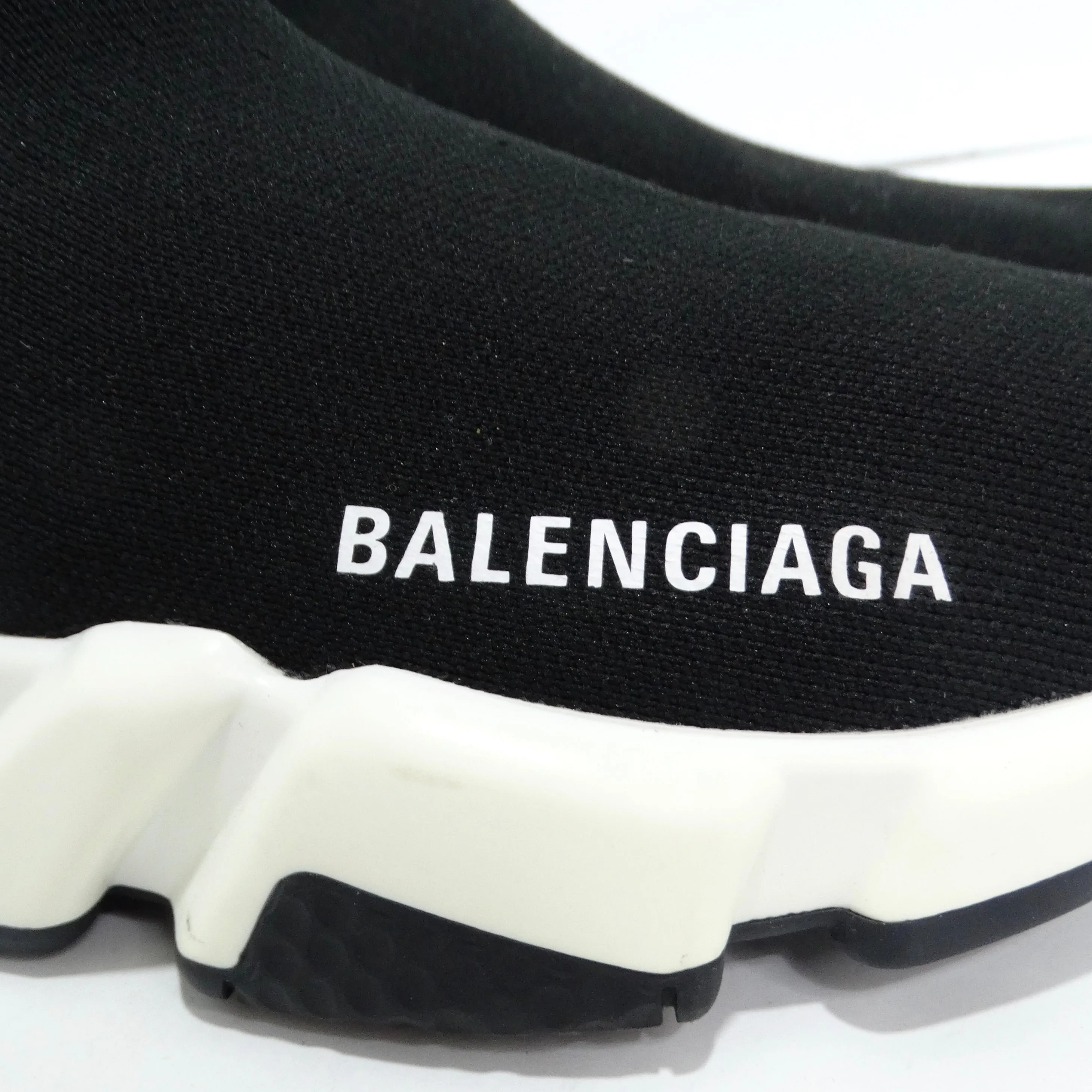Balenciaga Black Knit Speed Trainer