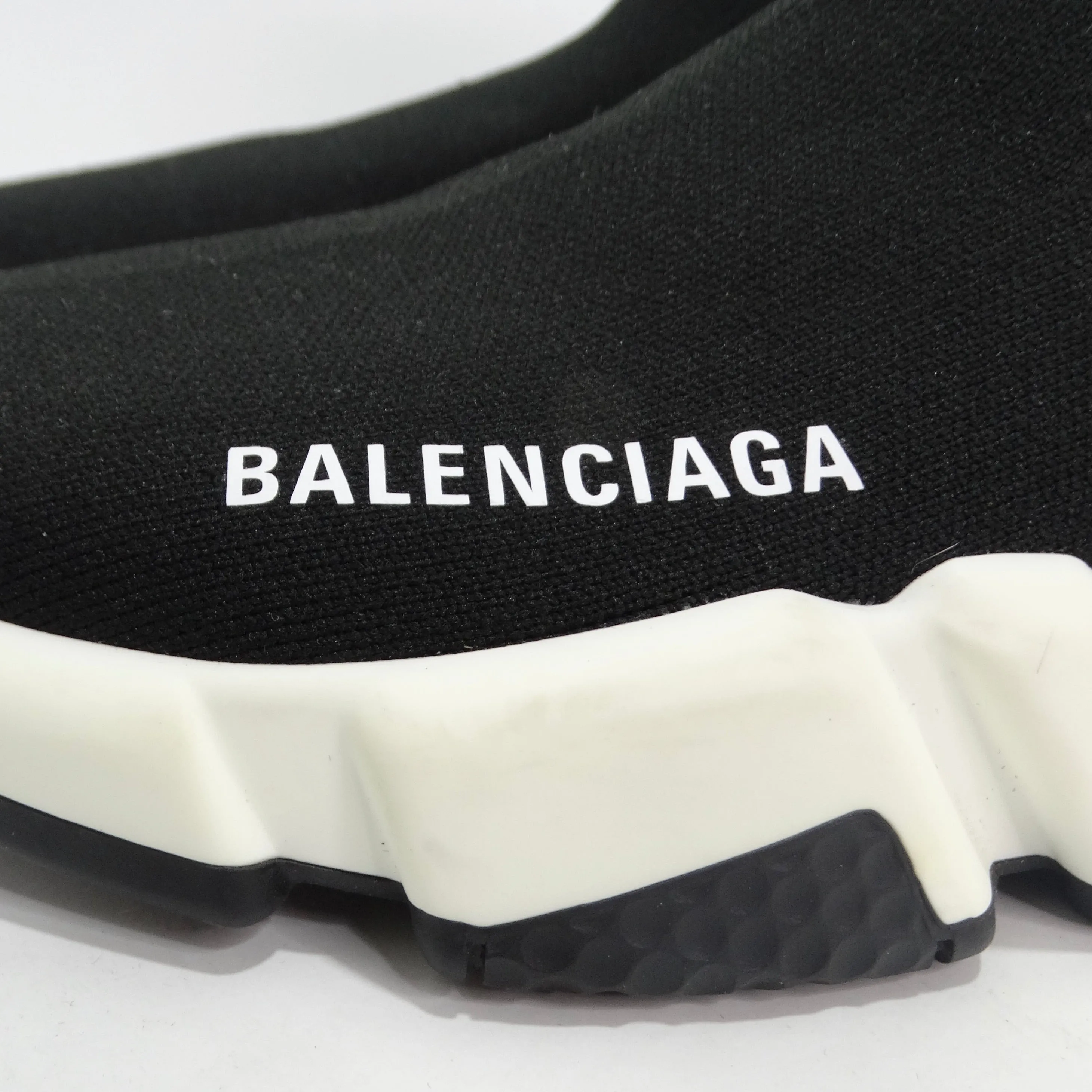 Balenciaga Black Knit Speed Trainer