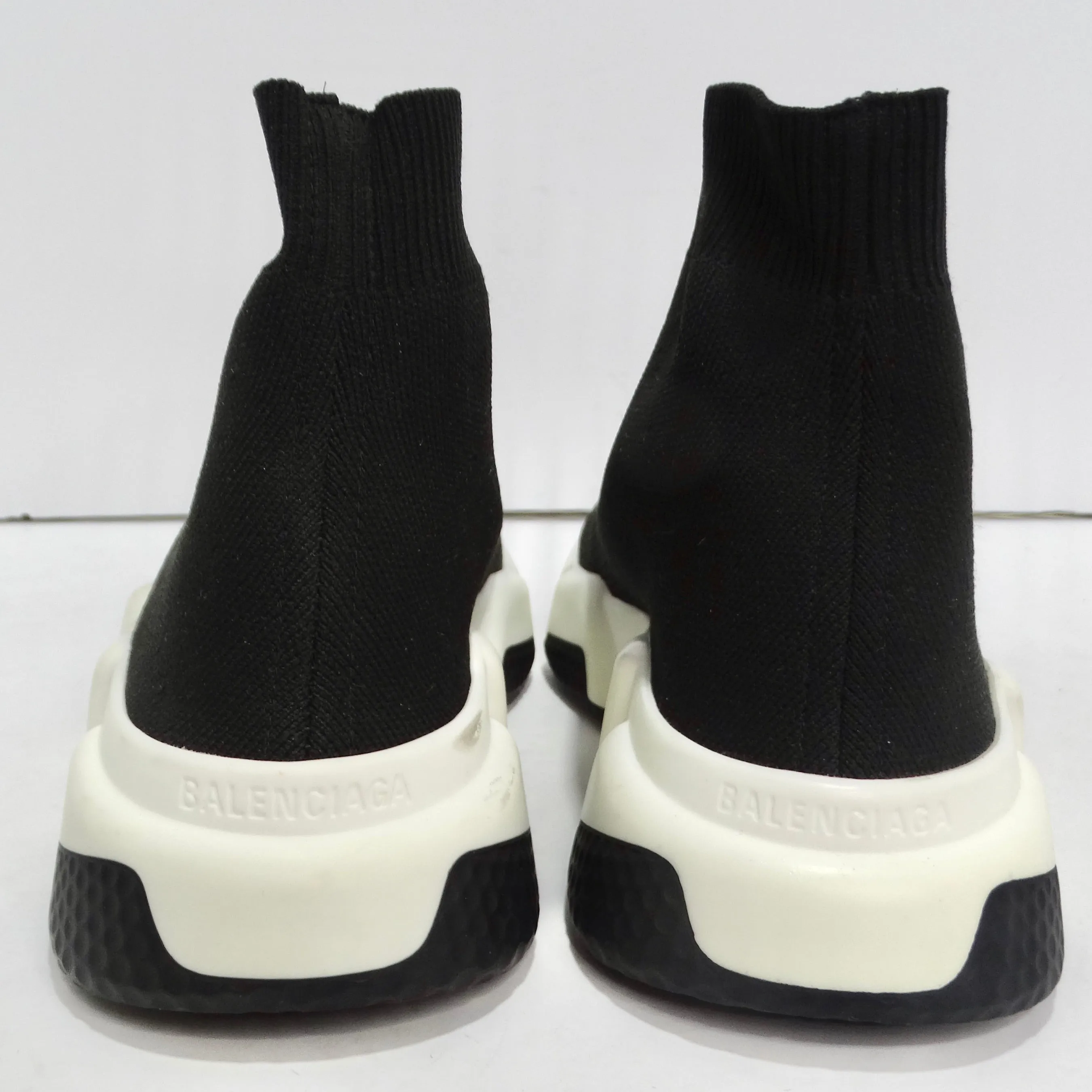 Balenciaga Black Knit Speed Trainer