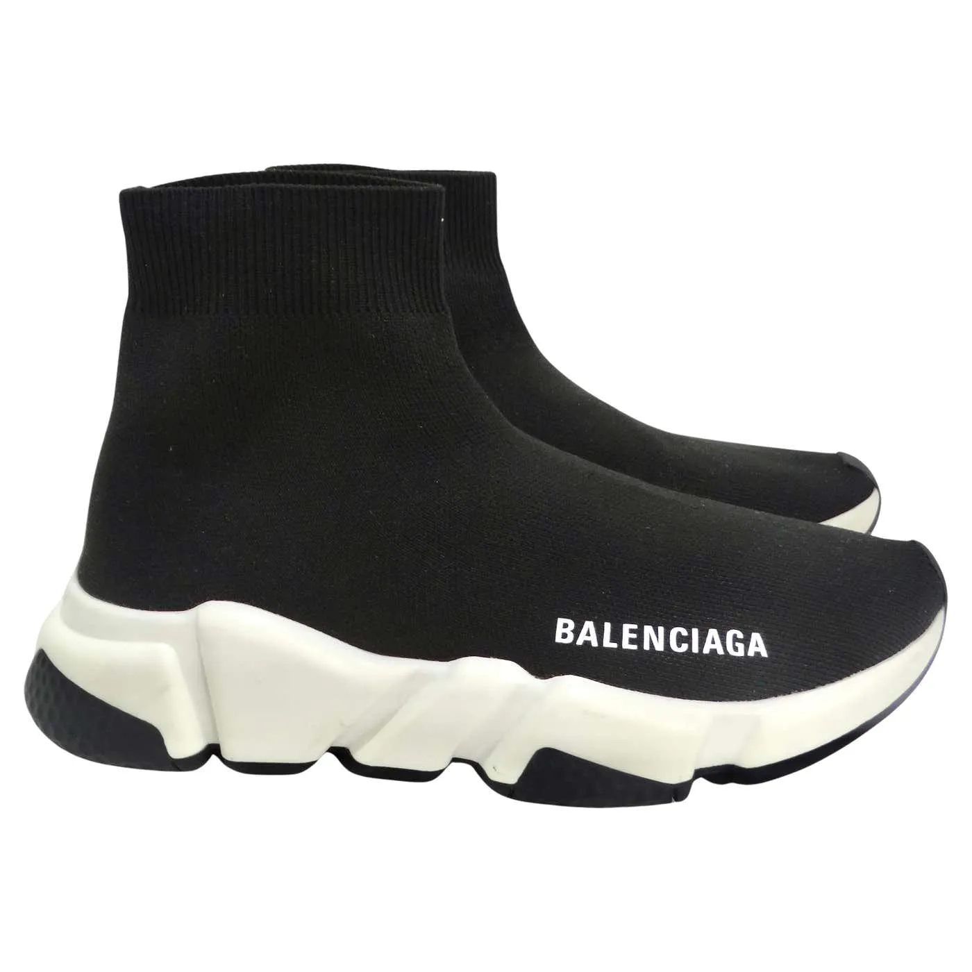 Balenciaga Black Knit Speed Trainer