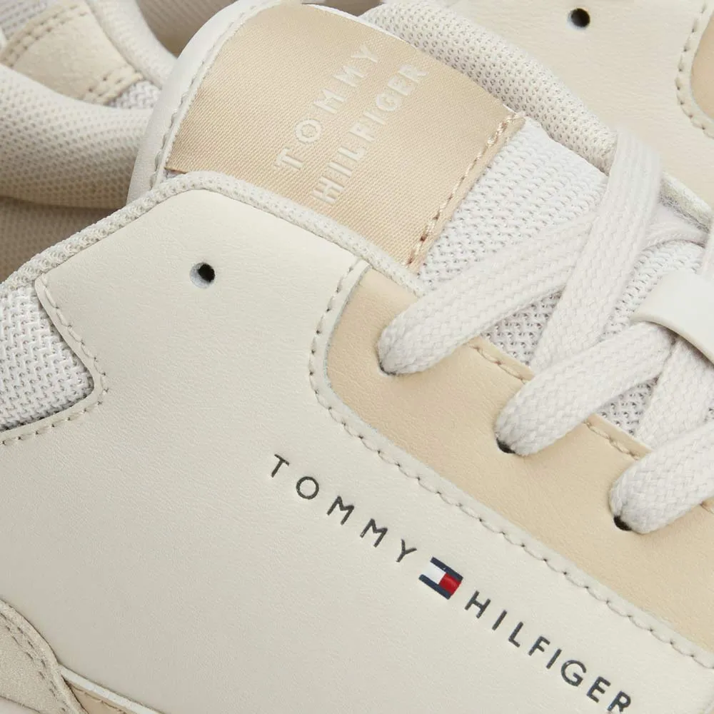 Basket Core Leather Mix - White Multi