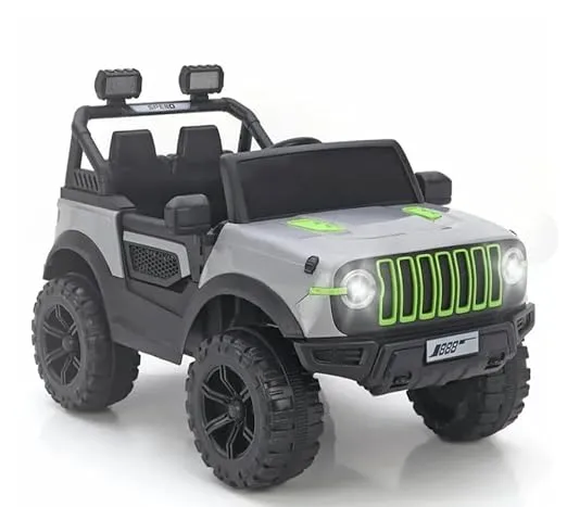 Battery Operated Ride On Jeep With Music Light & Remote Grey