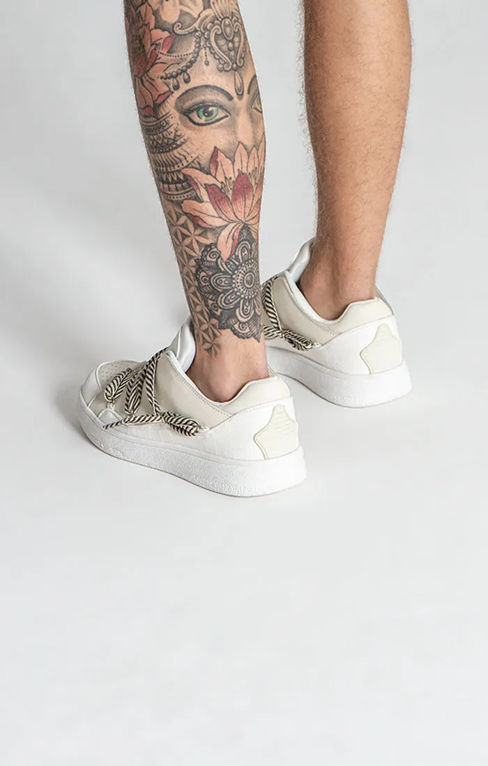 BEIGE ROUGH SNEAKERS
