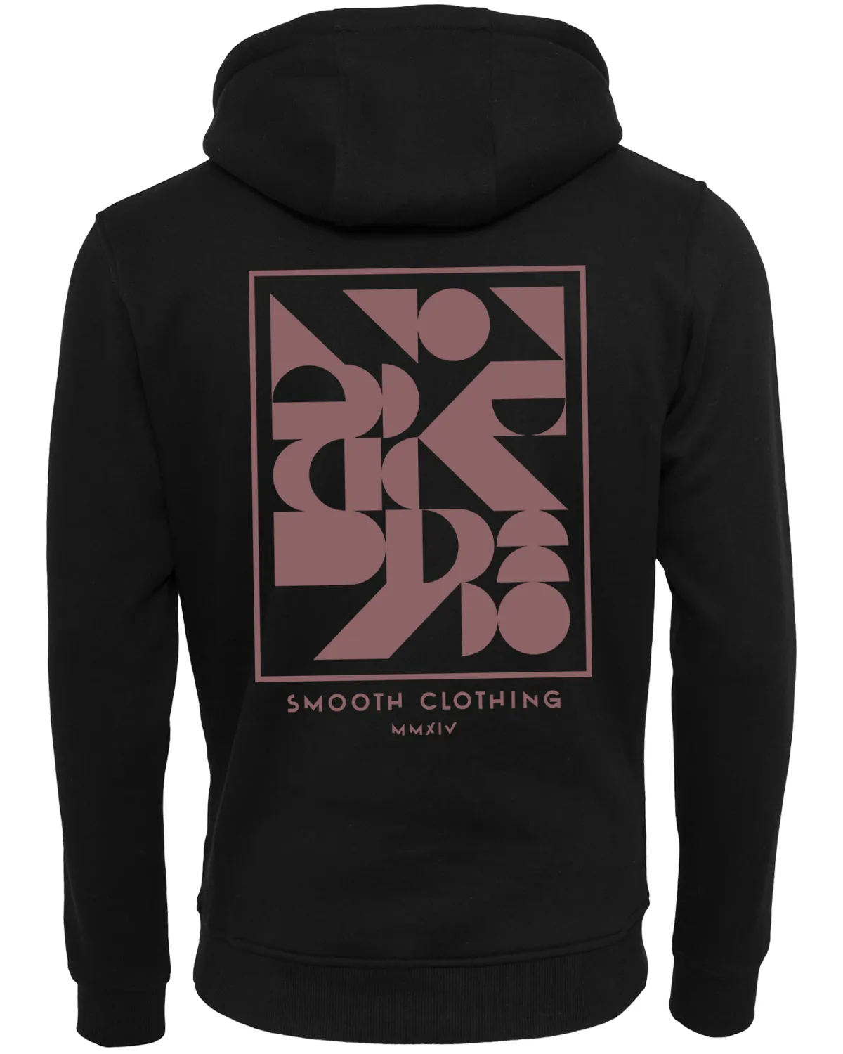 Black Hoodie / Art Terra Front Back Women