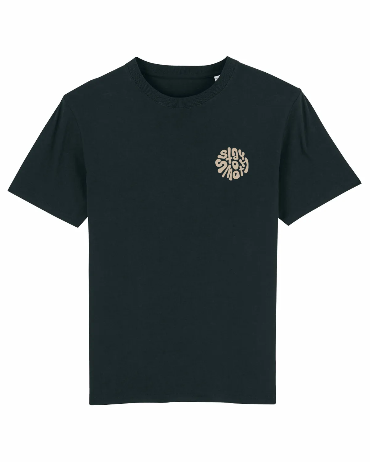 Black T / Stay Smooth Sand Front Back Women