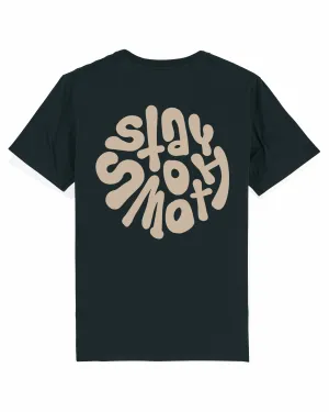 Black T / Stay Smooth Sand Front Back Women