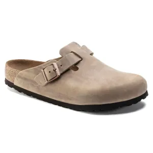 Boston Soft Footbed Oiled Leather Tobacco Brown