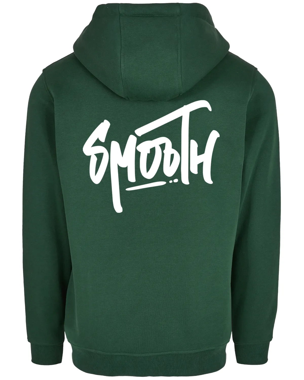 Bottle Green Kids Hoodie / Dainty White Front Back Boys