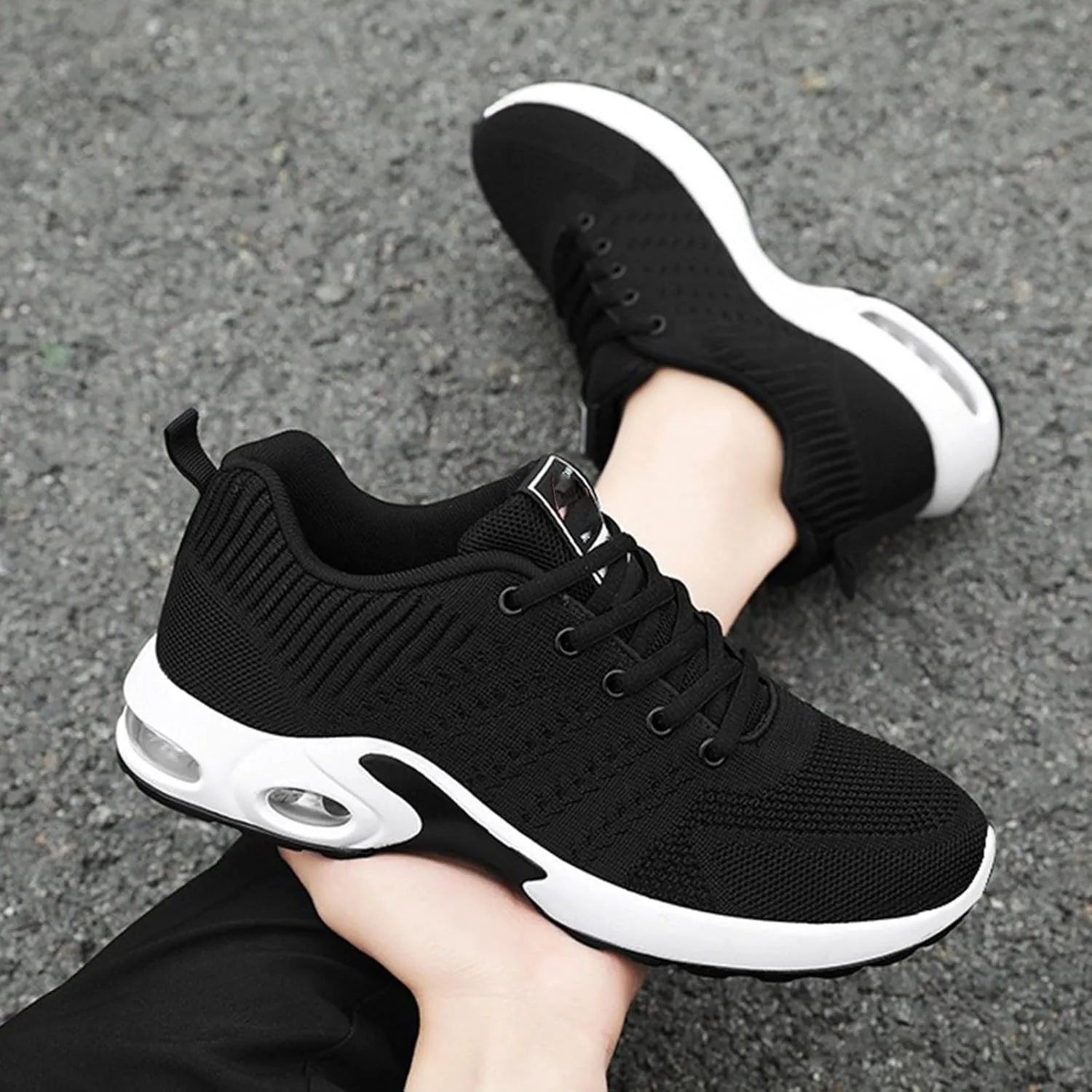 Cathalem Running Shoes for Women Air Cushion Running Shoes Walking Shoes Mesh Gym Fashion Sneakers Athletic Comfortable