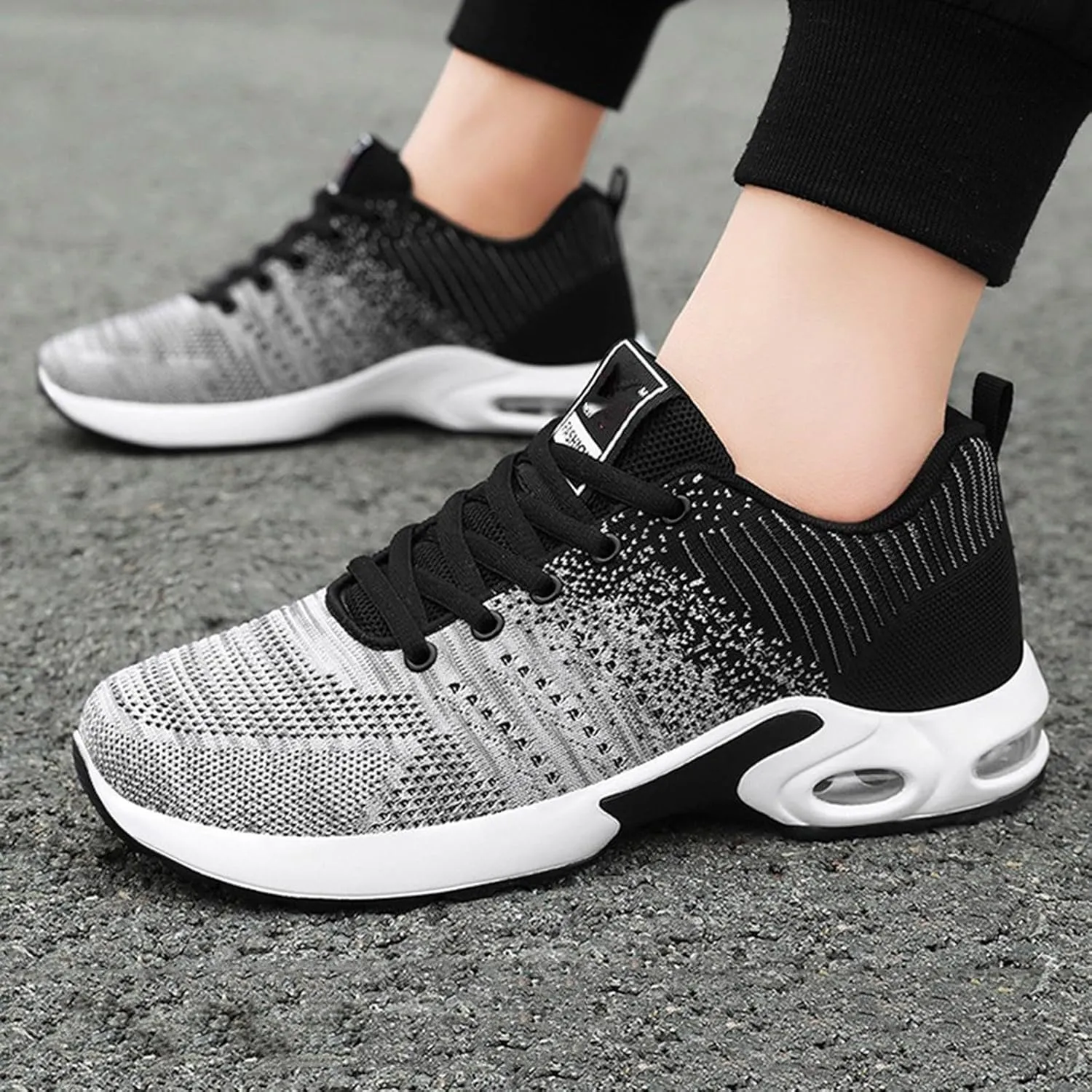 Cathalem Running Shoes for Women Air Cushion Running Shoes Walking Shoes Mesh Gym Fashion Sneakers Athletic Comfortable