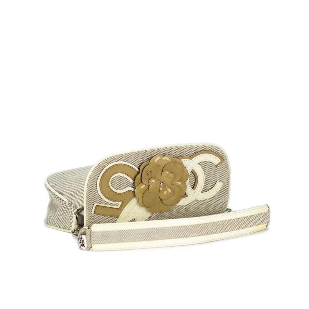 Chanel Beige Camelia Small Flap Bag