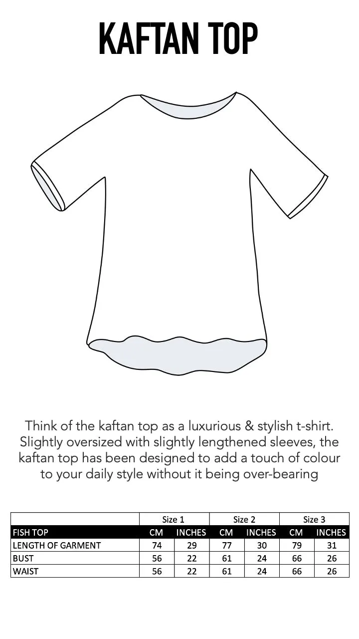 CHERRY BLOSSOM - KAFTAN TOP (Shorter Style)