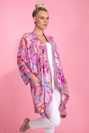 CHERRY BLOSSOM - KIMONO SHRUG, SHORT