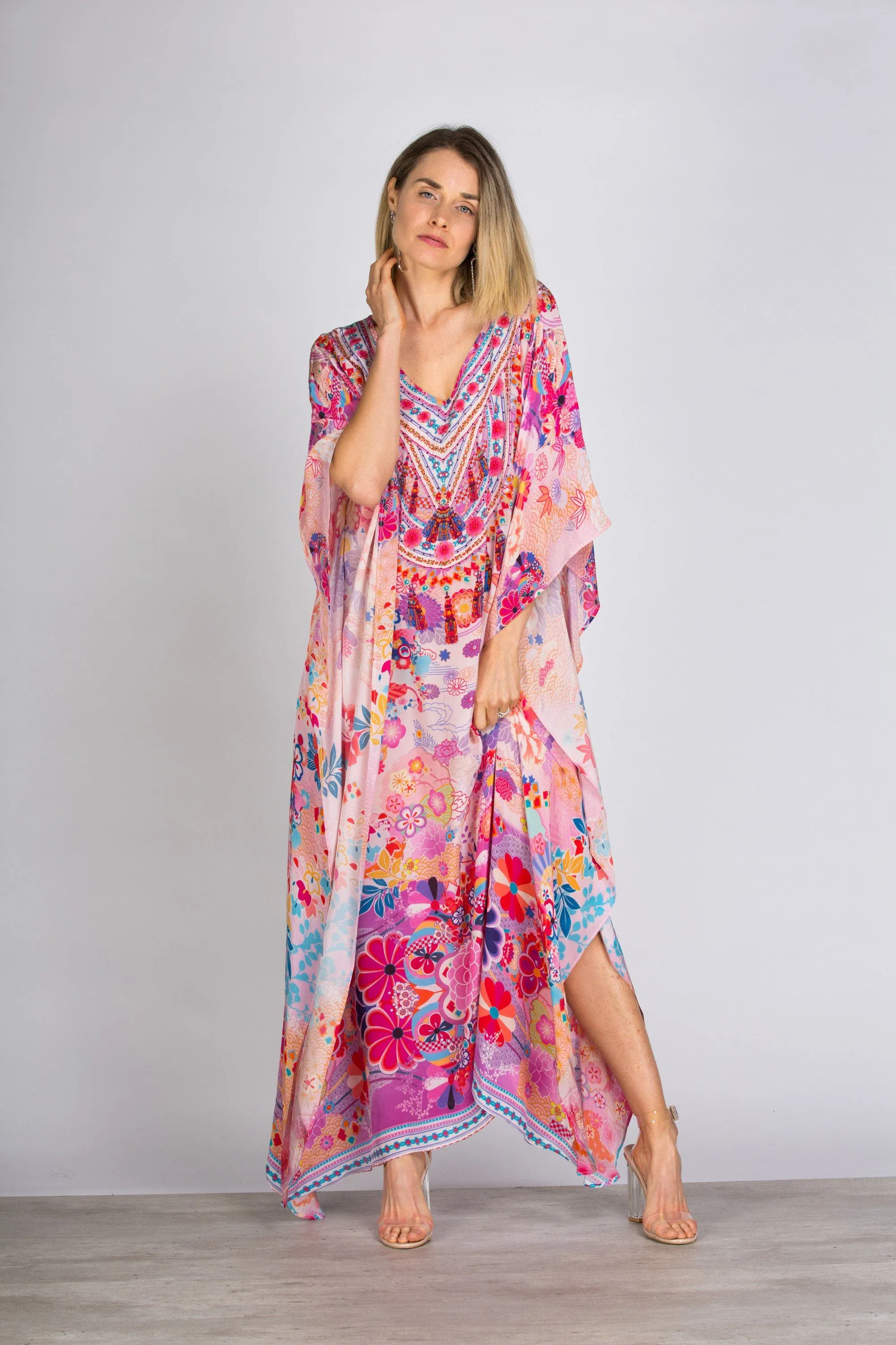 CHERRY BLOSSOM - LONG KAFTAN