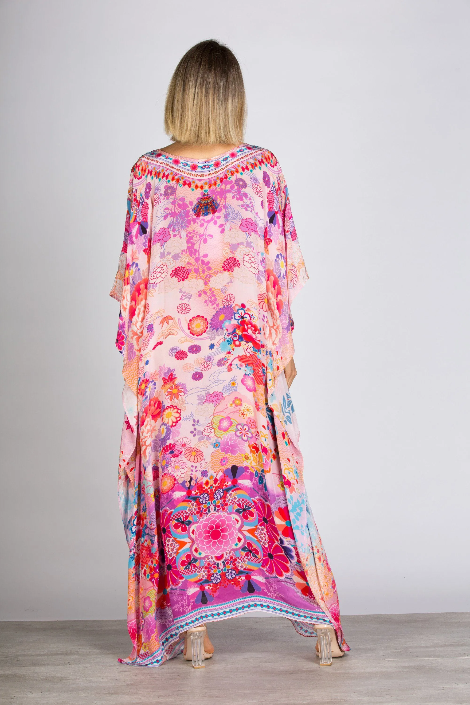 CHERRY BLOSSOM - LONG KAFTAN