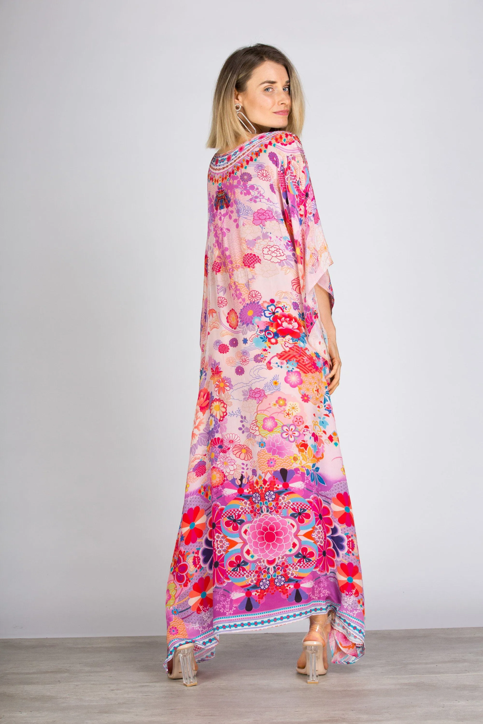 CHERRY BLOSSOM - LONG KAFTAN