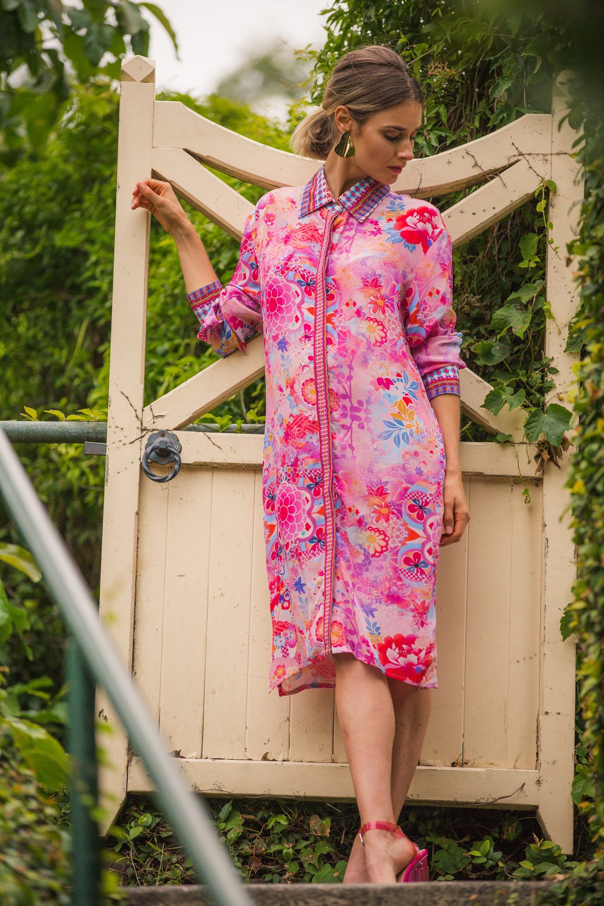 CHERRY BLOSSOM - SHIRT DRESS