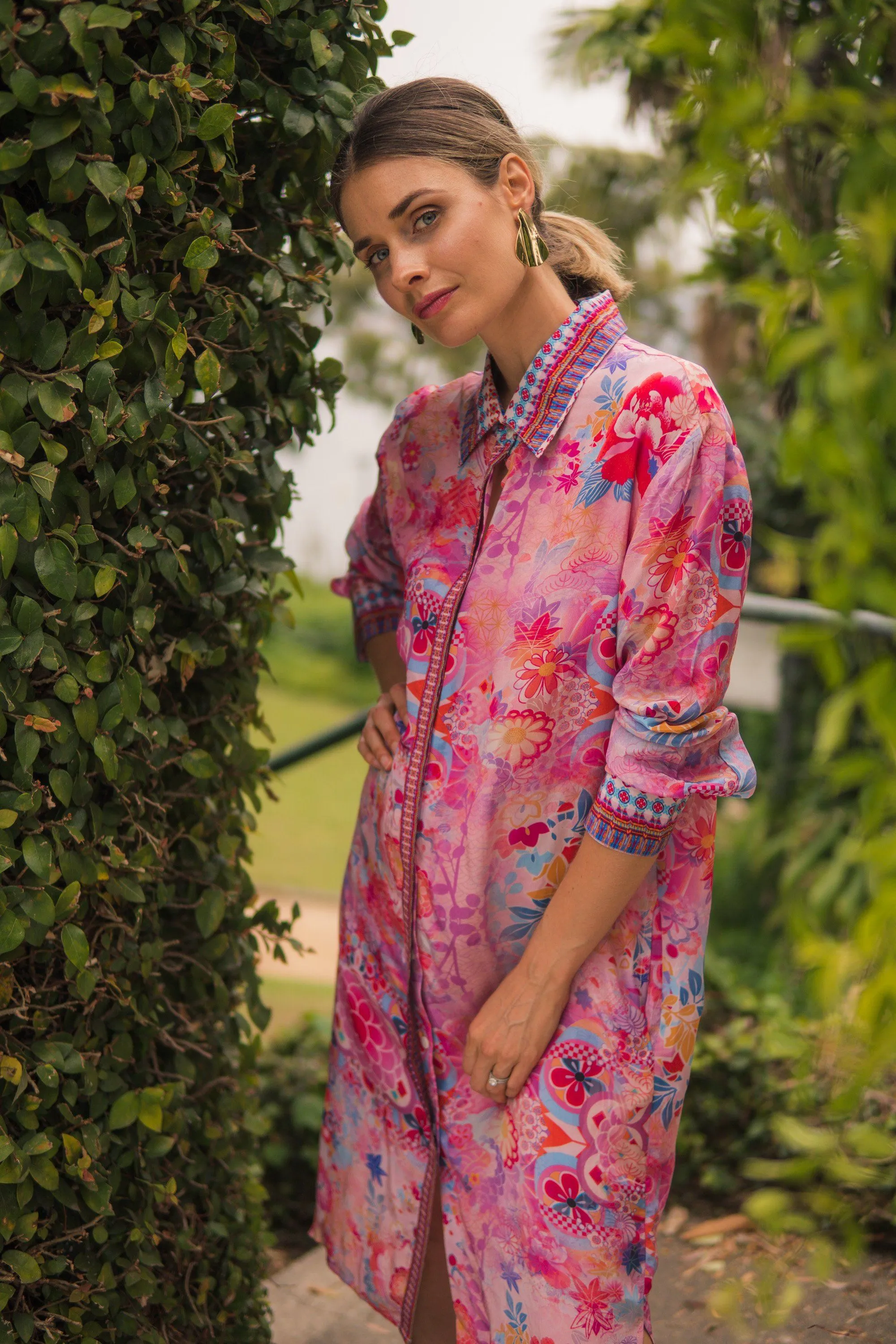 CHERRY BLOSSOM - SHIRT DRESS