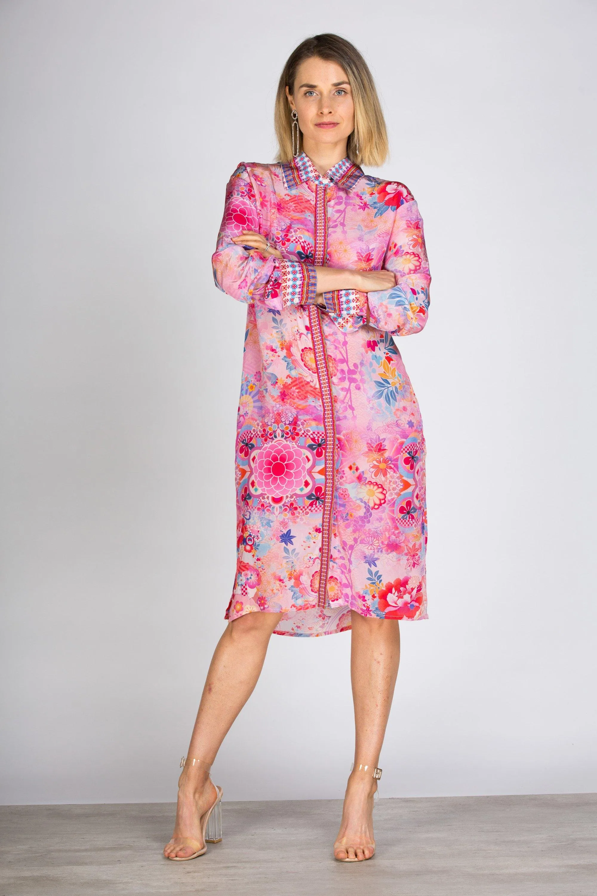 CHERRY BLOSSOM - SHIRT DRESS