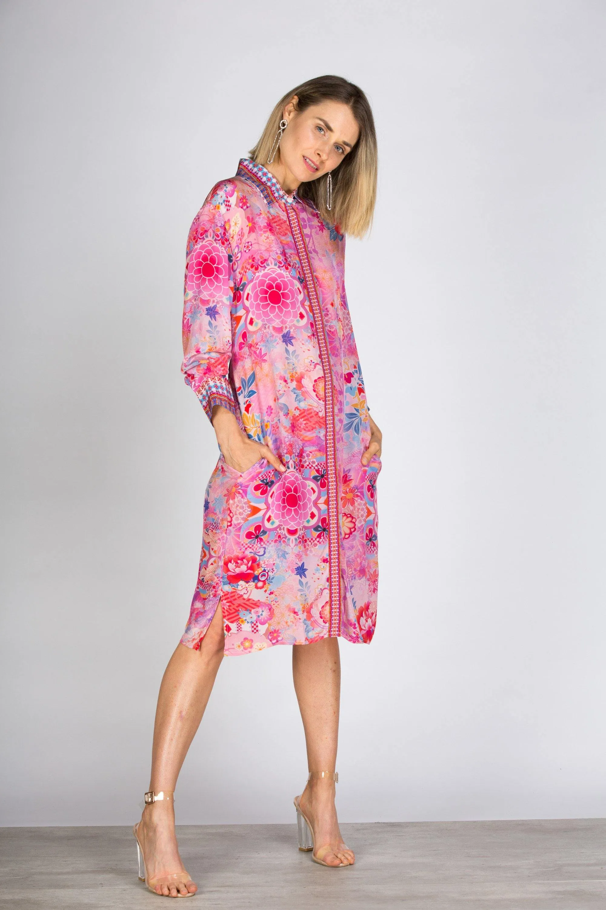 CHERRY BLOSSOM - SHIRT DRESS