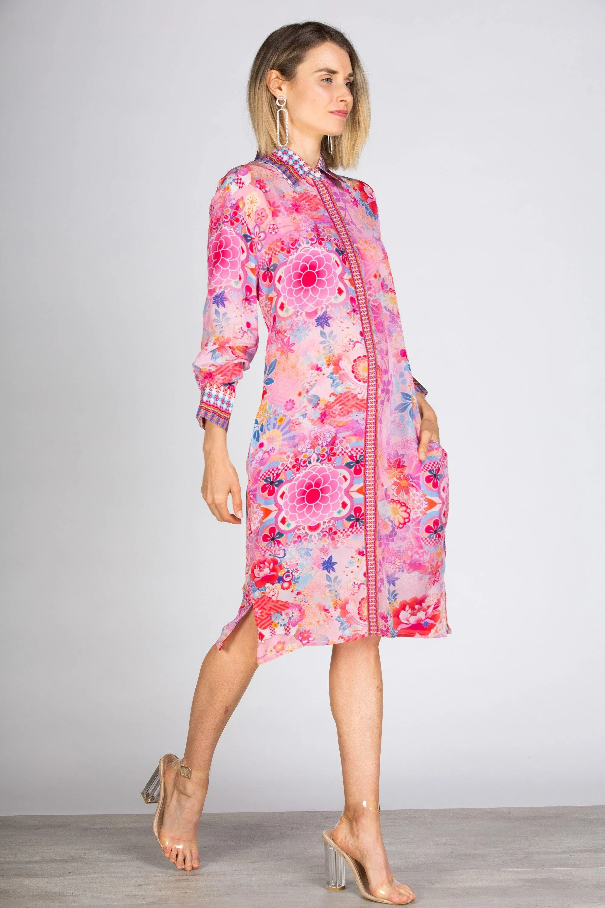 CHERRY BLOSSOM - SHIRT DRESS
