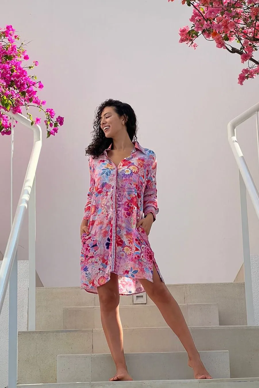 CHERRY BLOSSOM - SHIRT DRESS