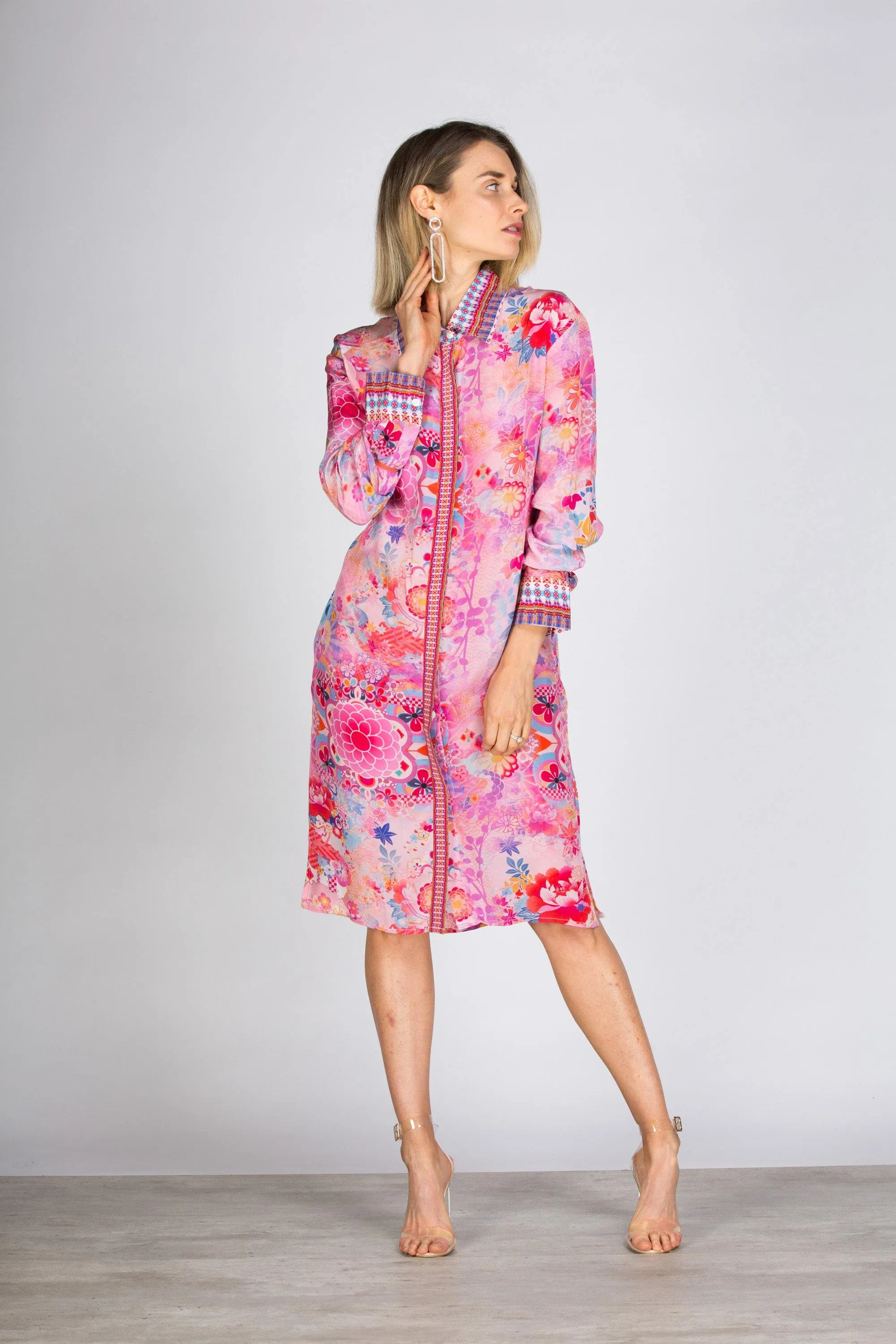 CHERRY BLOSSOM - SHIRT DRESS