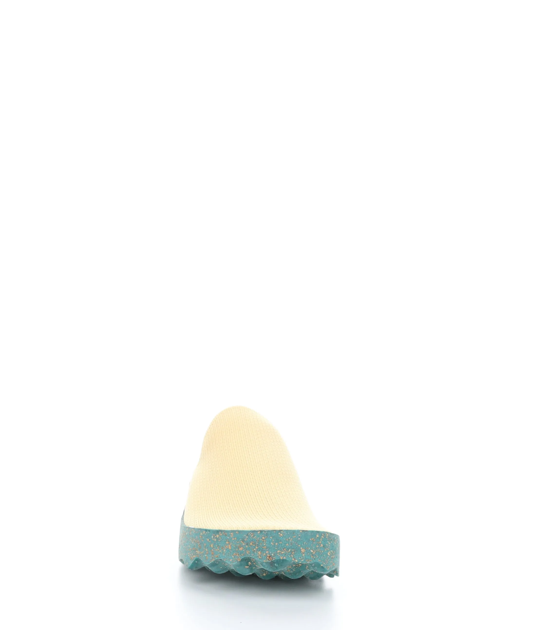 CLOG102ASP BUTTER/GREEN Slip-on Shoes|CLOG102ASP Chaussures �� Bout Rond in Jaune