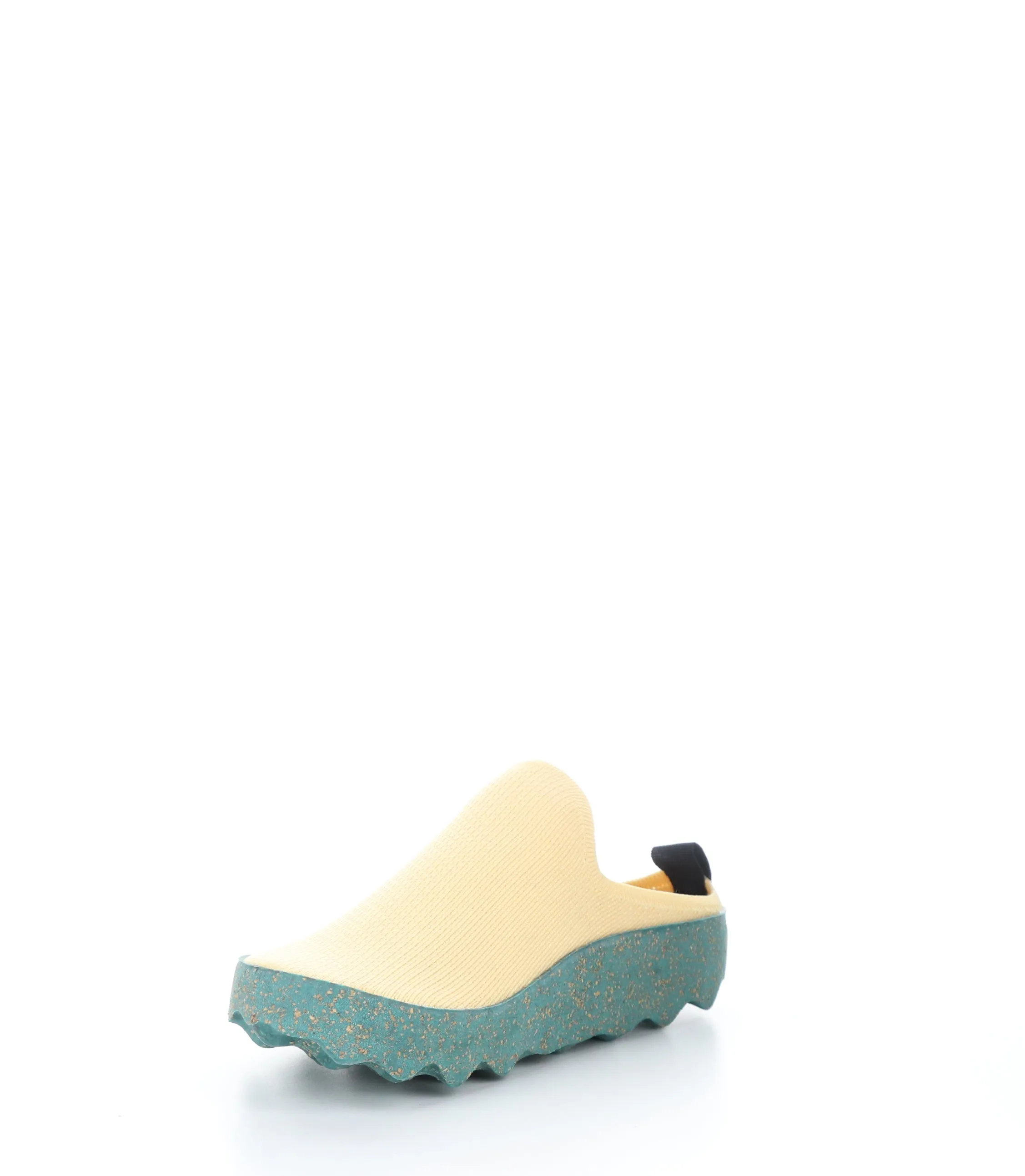 CLOG102ASP BUTTER/GREEN Slip-on Shoes|CLOG102ASP Chaussures �� Bout Rond in Jaune