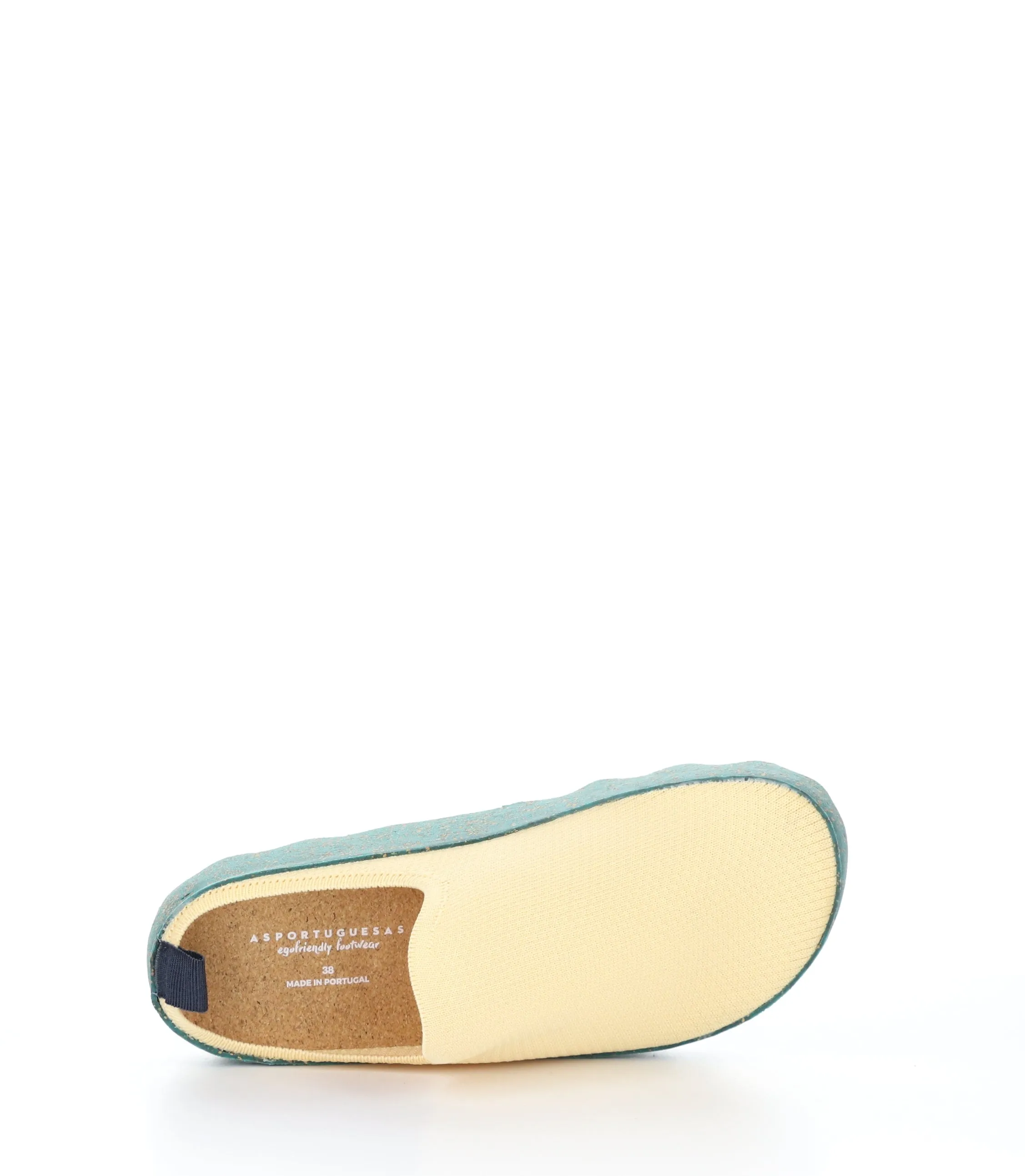 CLOG102ASP BUTTER/GREEN Slip-on Shoes|CLOG102ASP Chaussures �� Bout Rond in Jaune