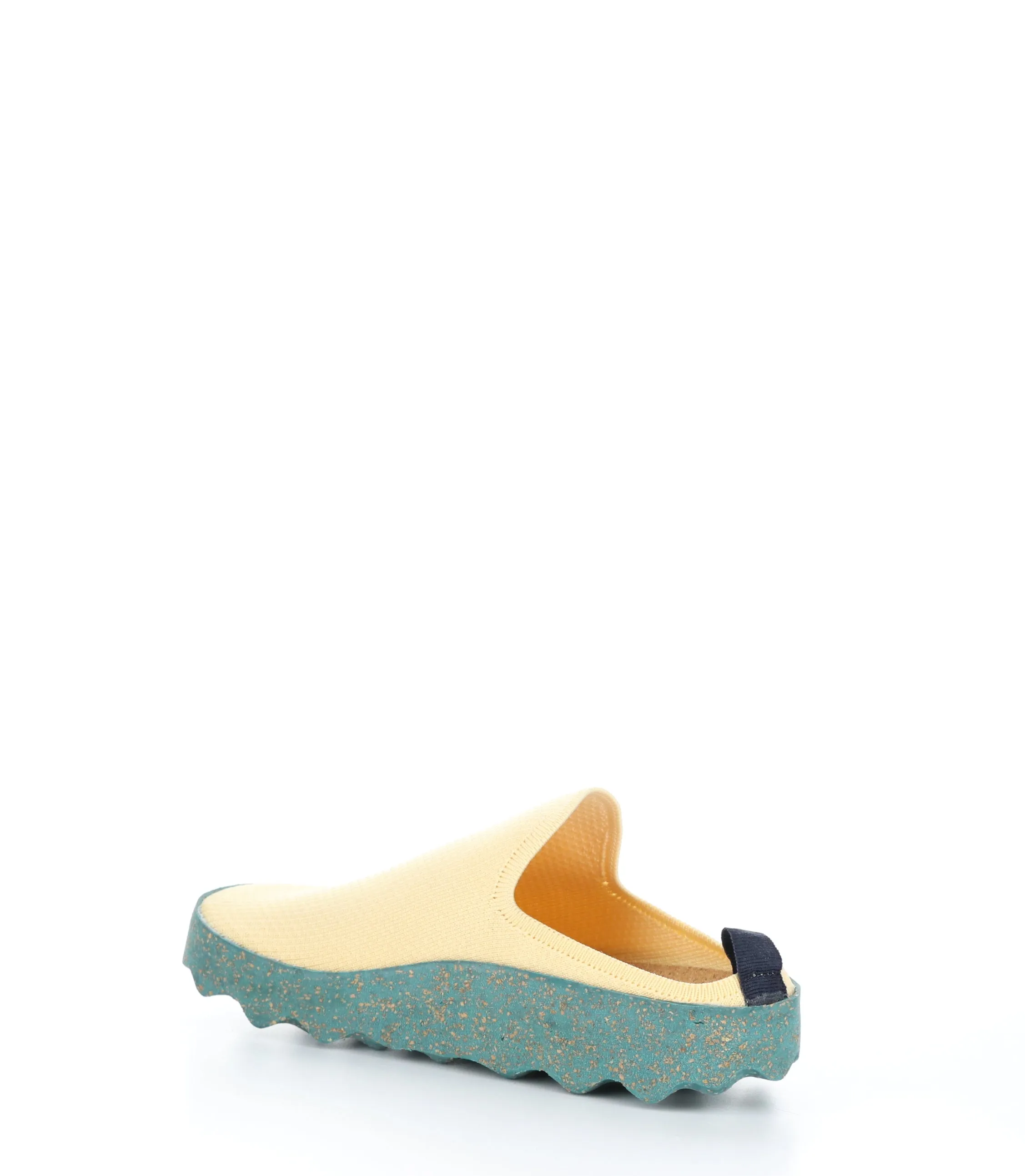CLOG102ASP BUTTER/GREEN Slip-on Shoes|CLOG102ASP Chaussures �� Bout Rond in Jaune