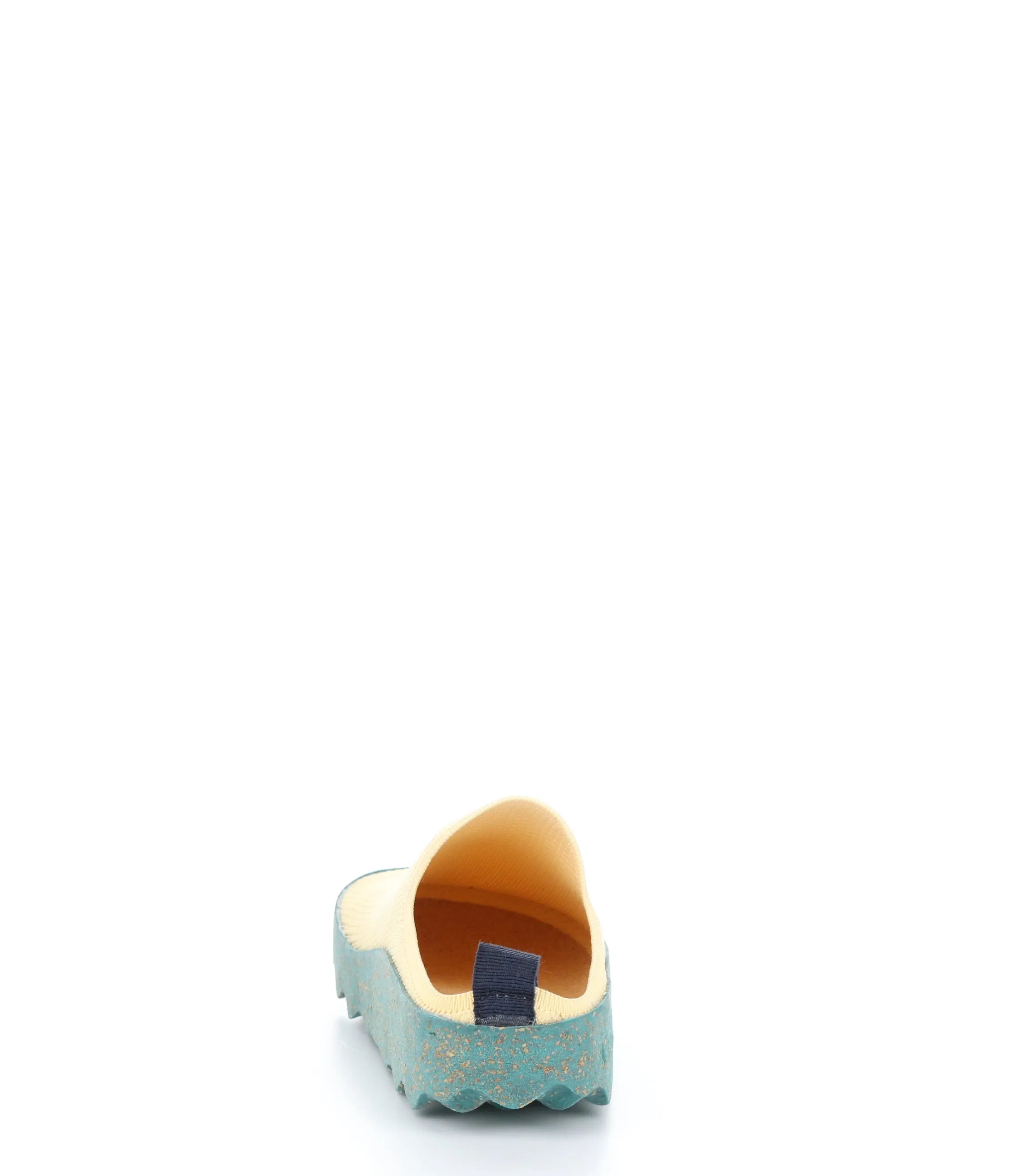 CLOG102ASP BUTTER/GREEN Slip-on Shoes|CLOG102ASP Chaussures �� Bout Rond in Jaune