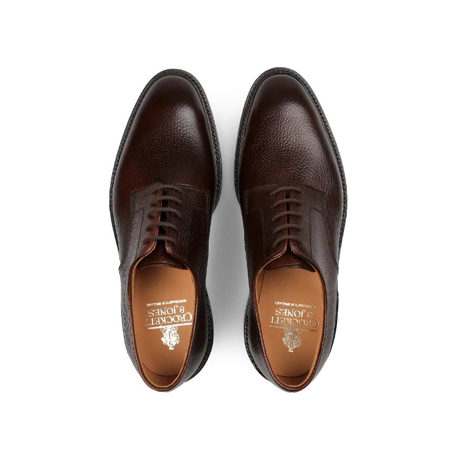 Dark Brown Country Calf Grain Ashdown Derbies