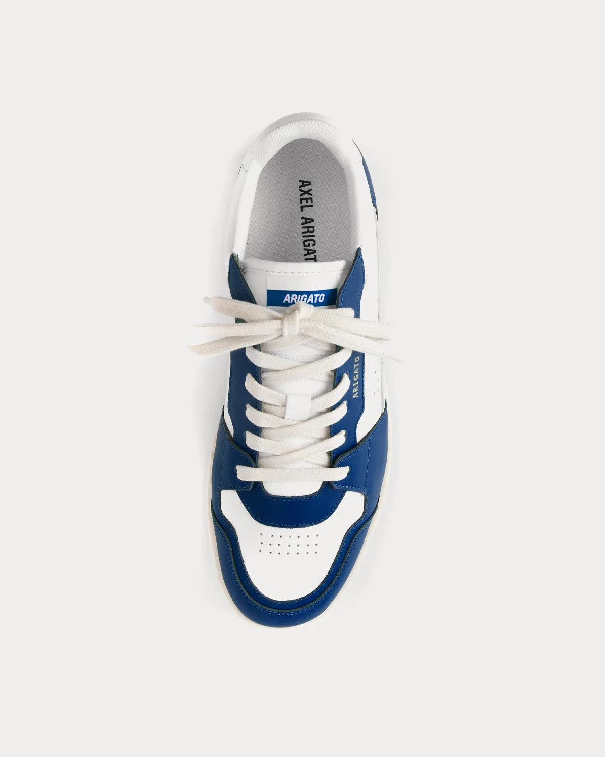 Dice Lo White / Blue Low Top Sneakers