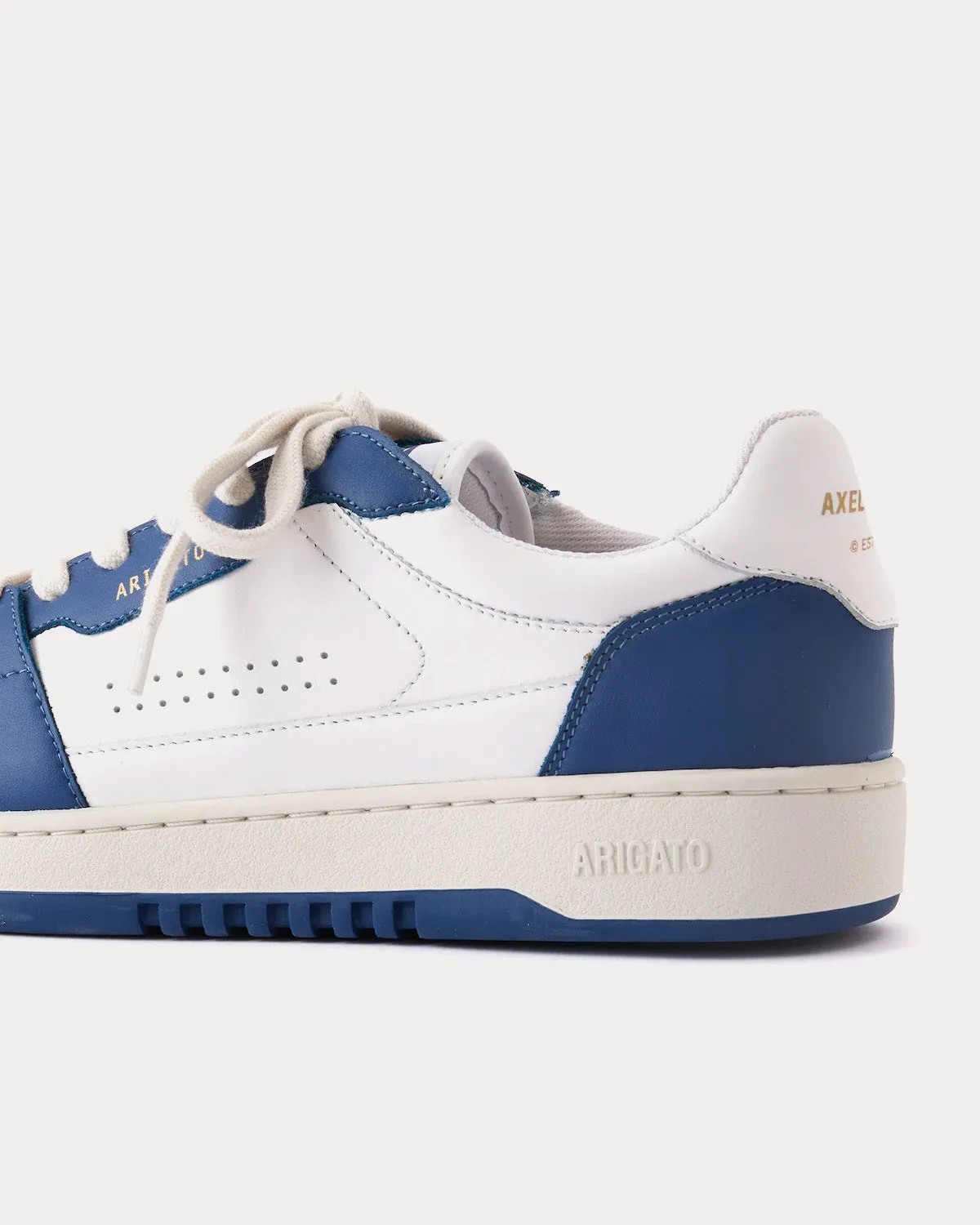 Dice Lo White / Blue Low Top Sneakers