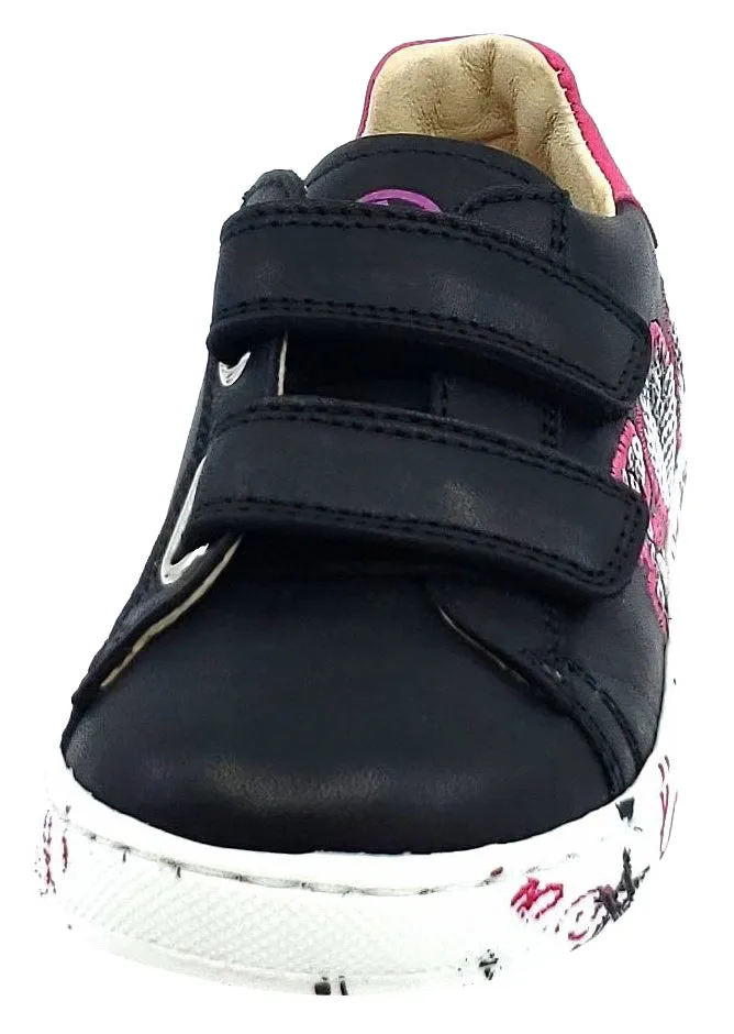 Falcotto Girl's COUVIN Sneakers, VITELLO NERO