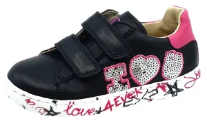 Falcotto Girl's COUVIN Sneakers, VITELLO NERO